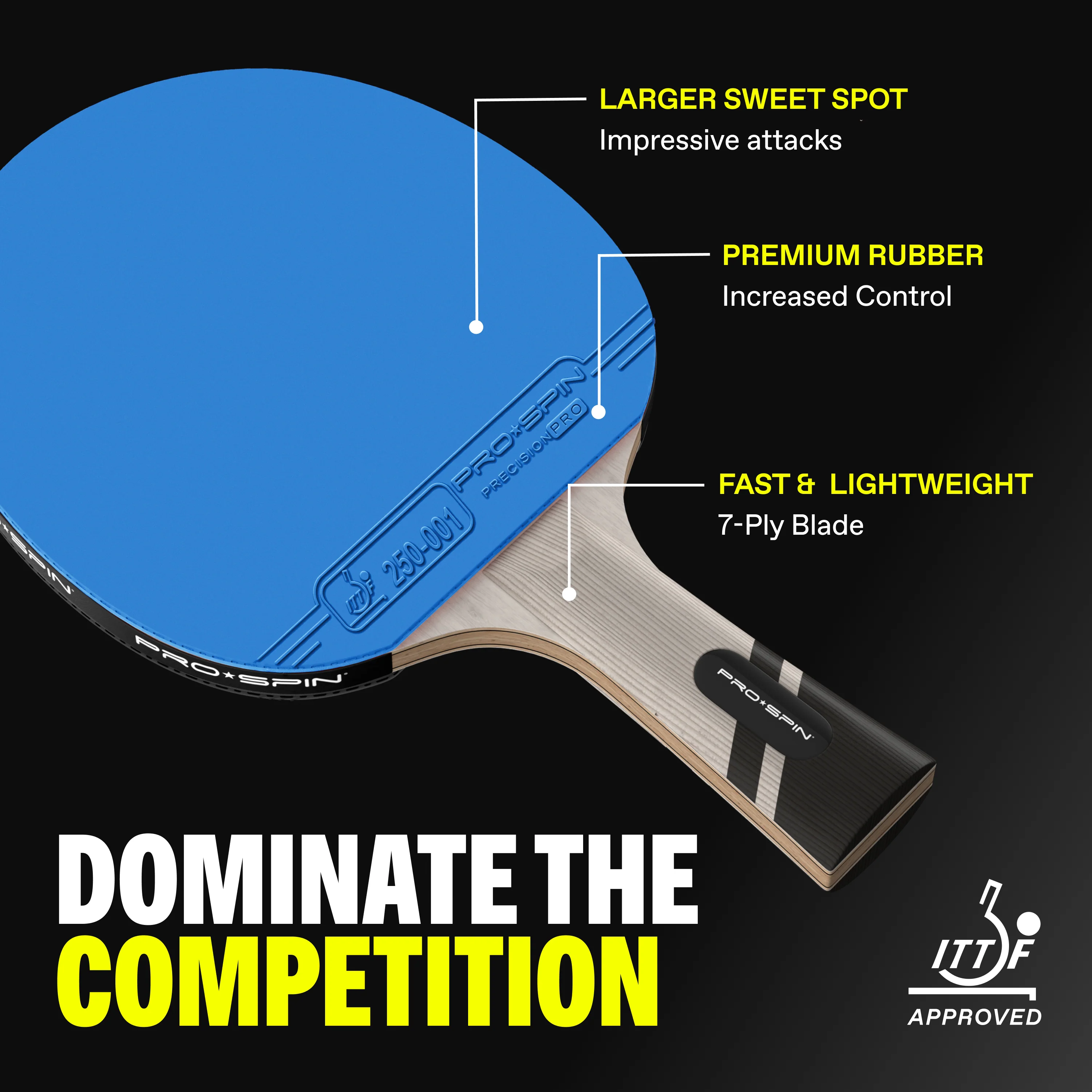 Carbon Fiber Ping Pong Paddles - 4-Player Competition Set - Image 10