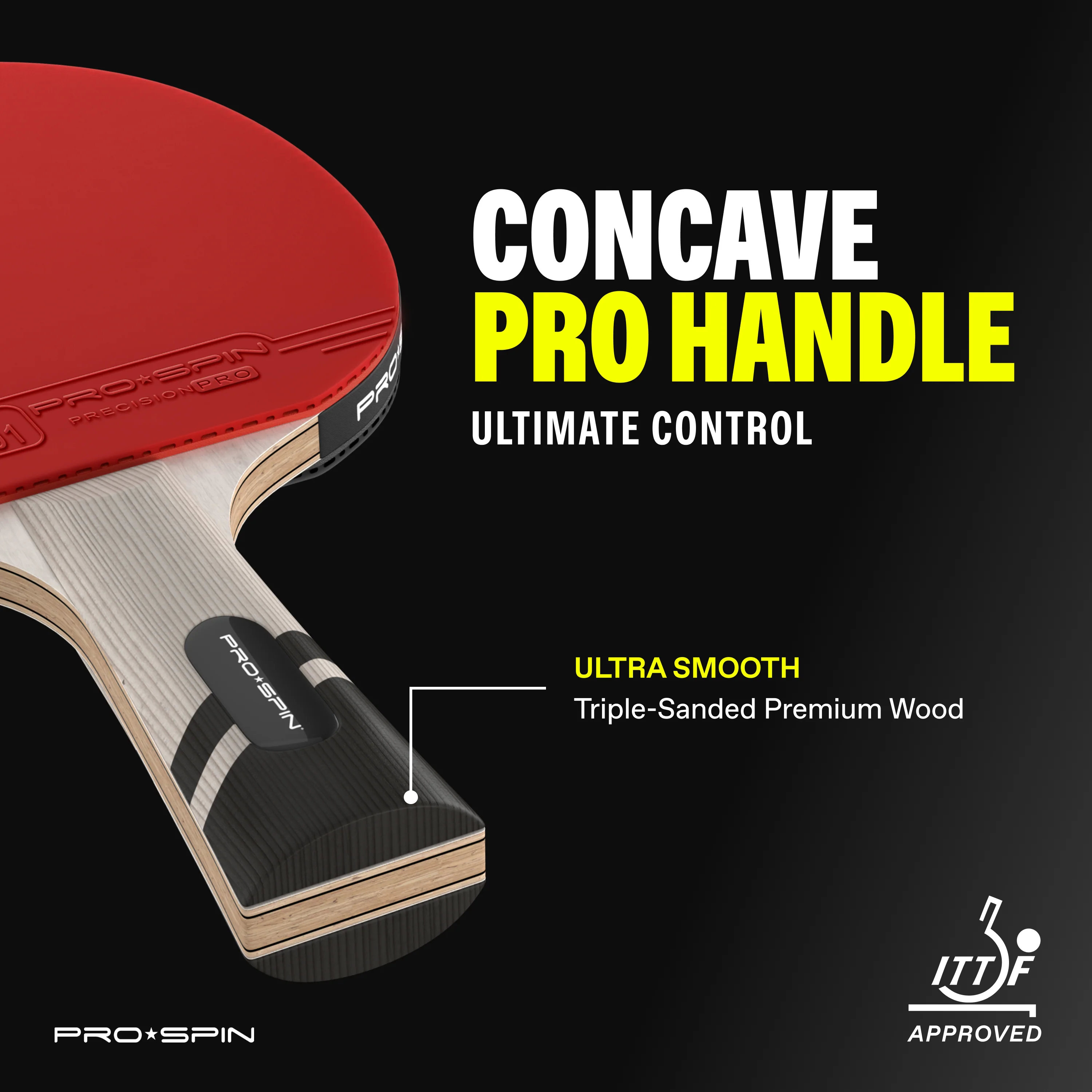 Carbon Fiber Ping Pong Paddles - 4-Player Competition Set - Image 4