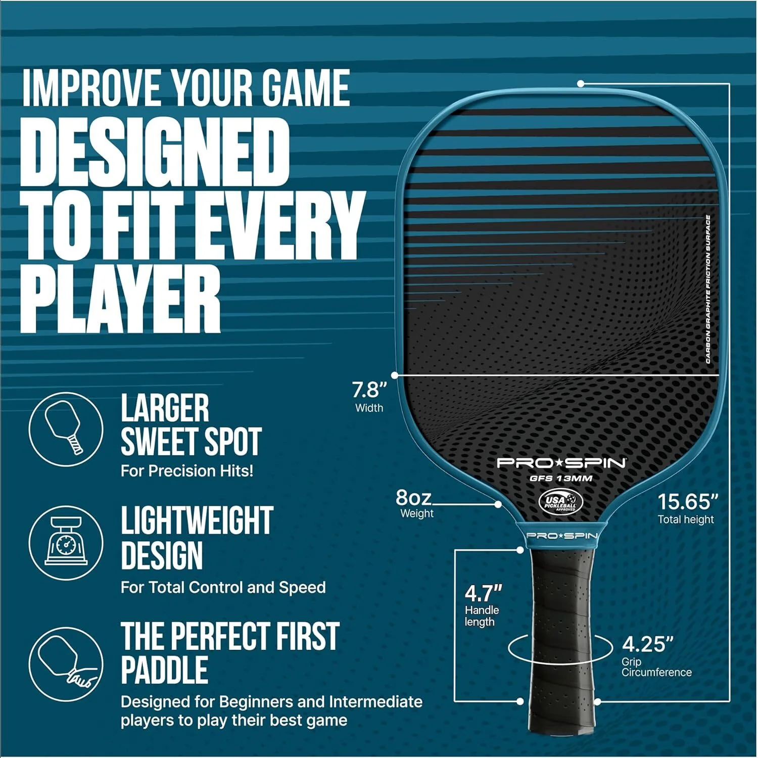 GFS-13 Pickleball Paddle - Image 3