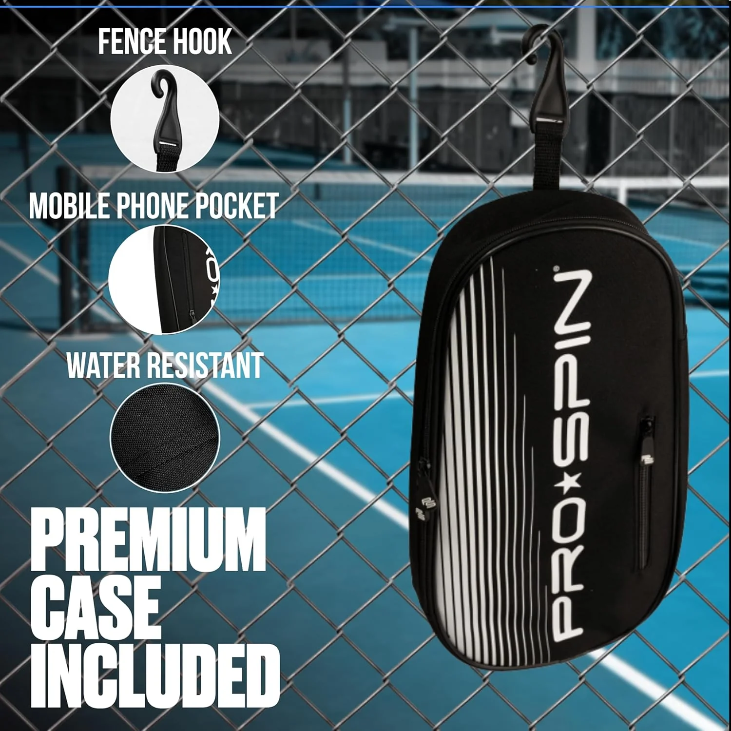 GFS-13 Pickleball Paddles 2-Player Set with Balls - Image 32