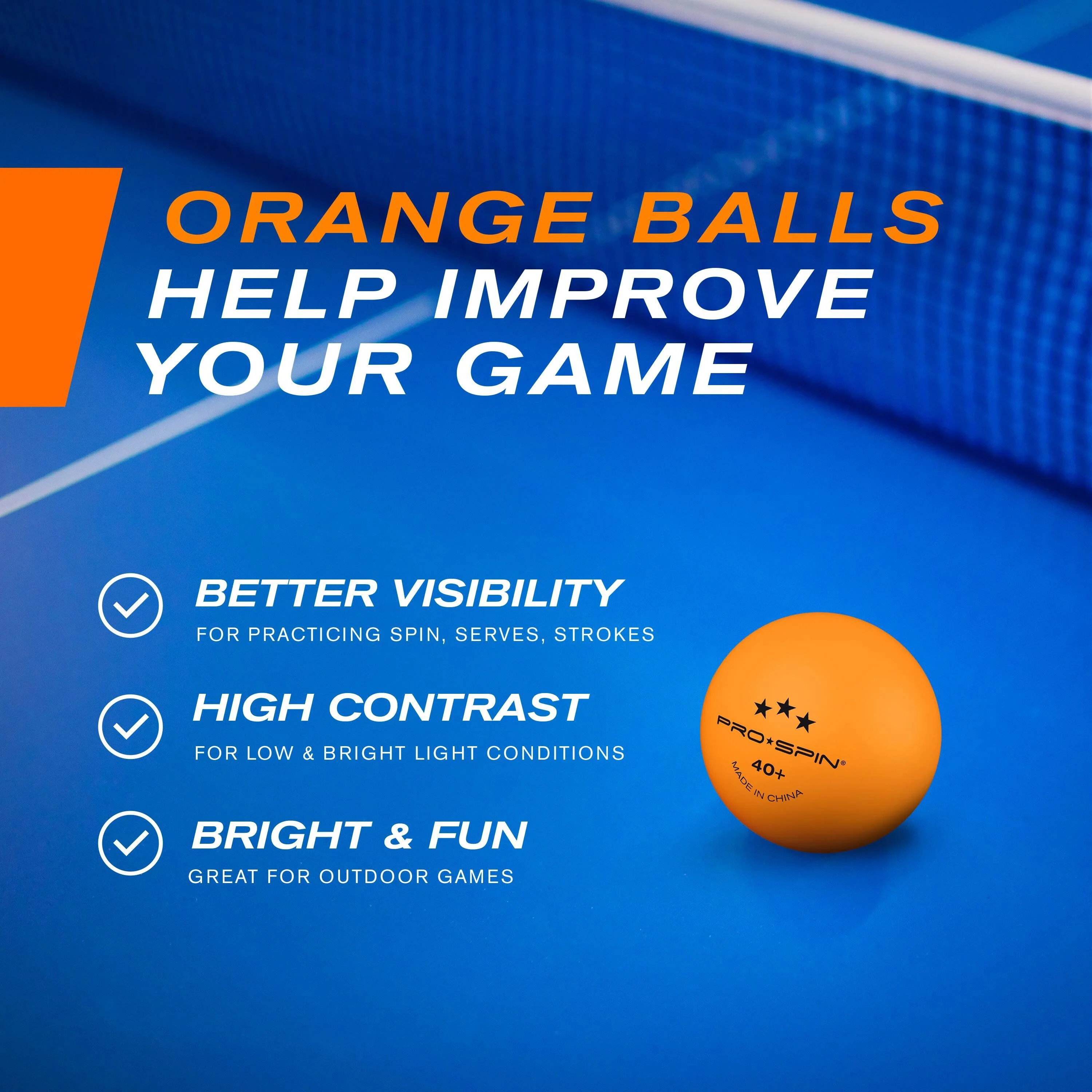 Orange High-Performance Table Tennis Balls - Image 14
