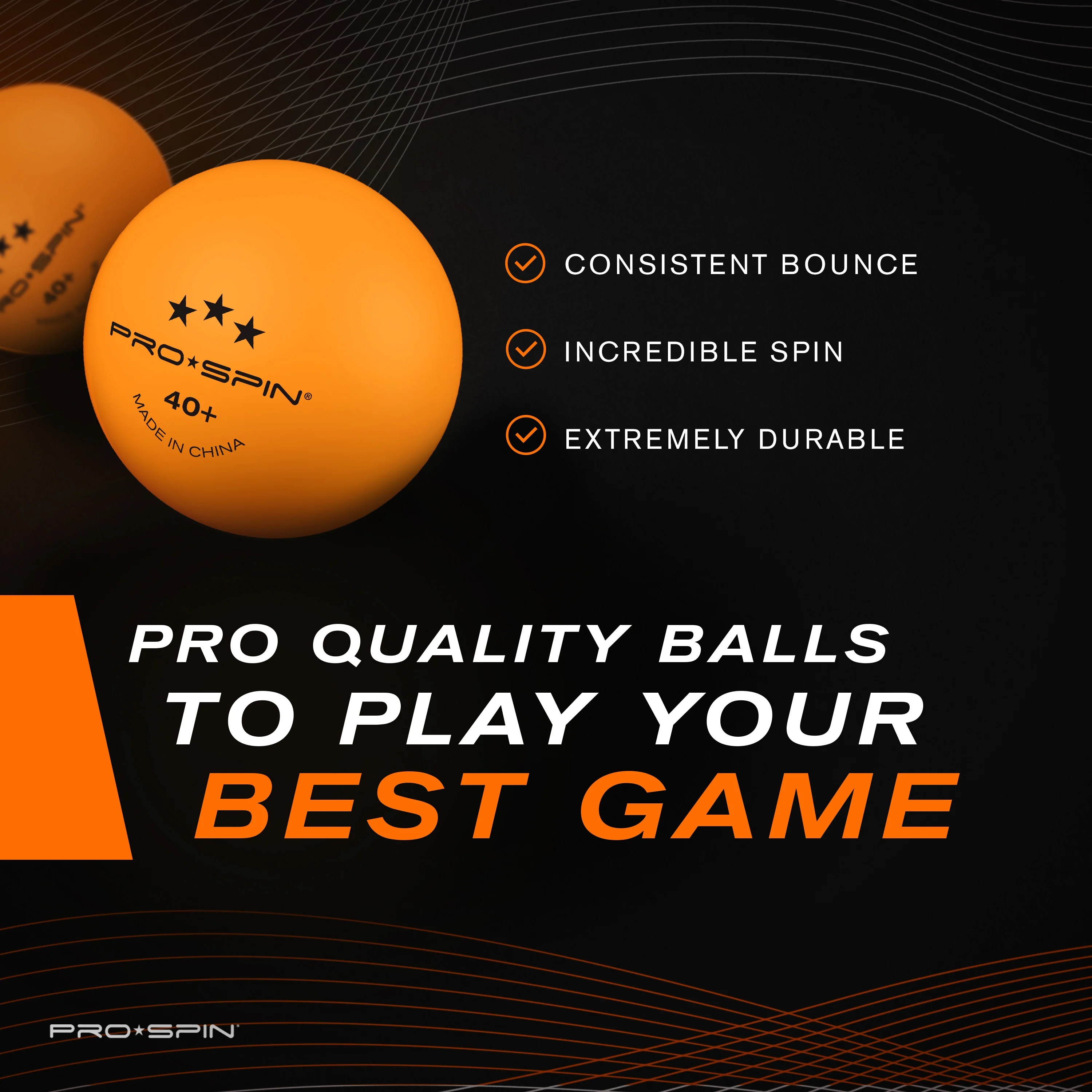 Orange High-Performance Table Tennis Balls - Image 21