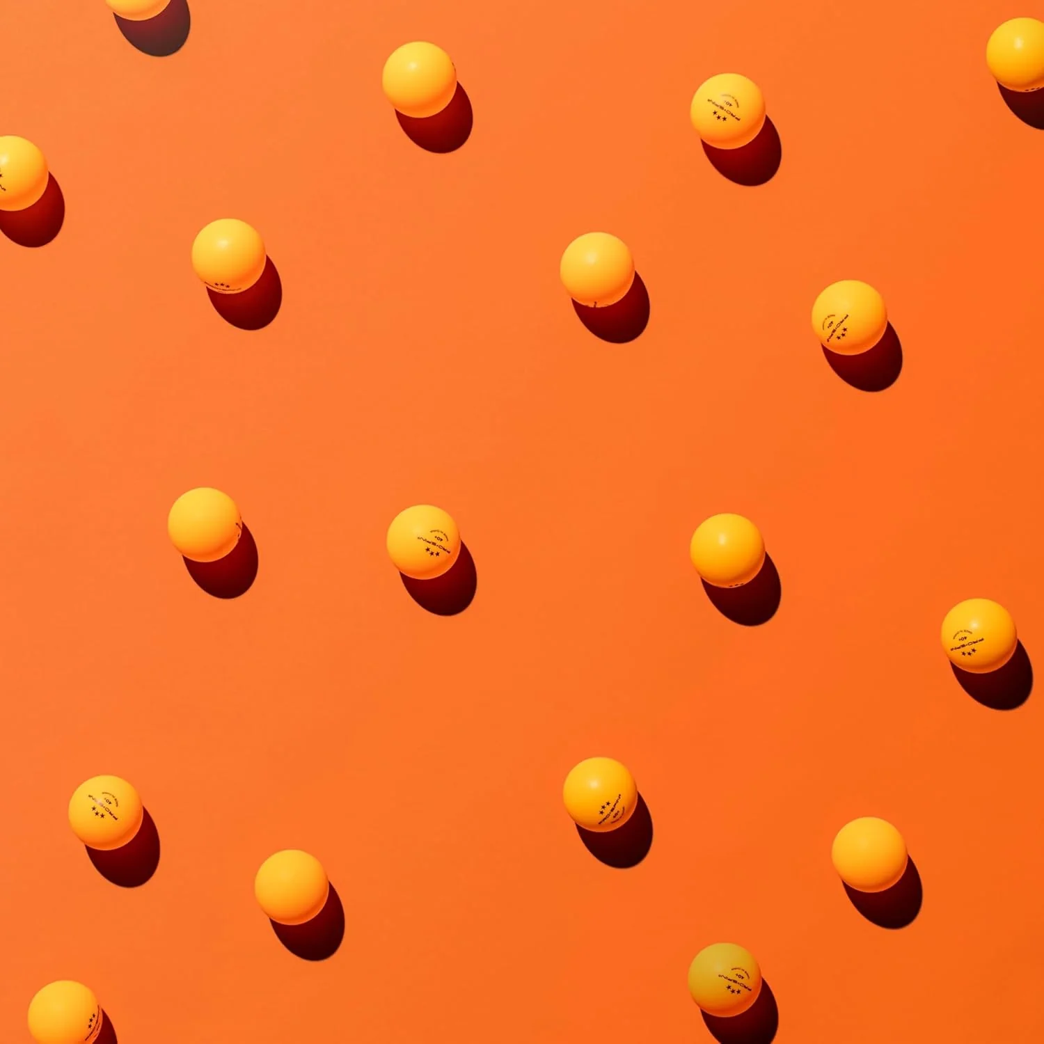 Orange High-Performance Table Tennis Balls - Image 23