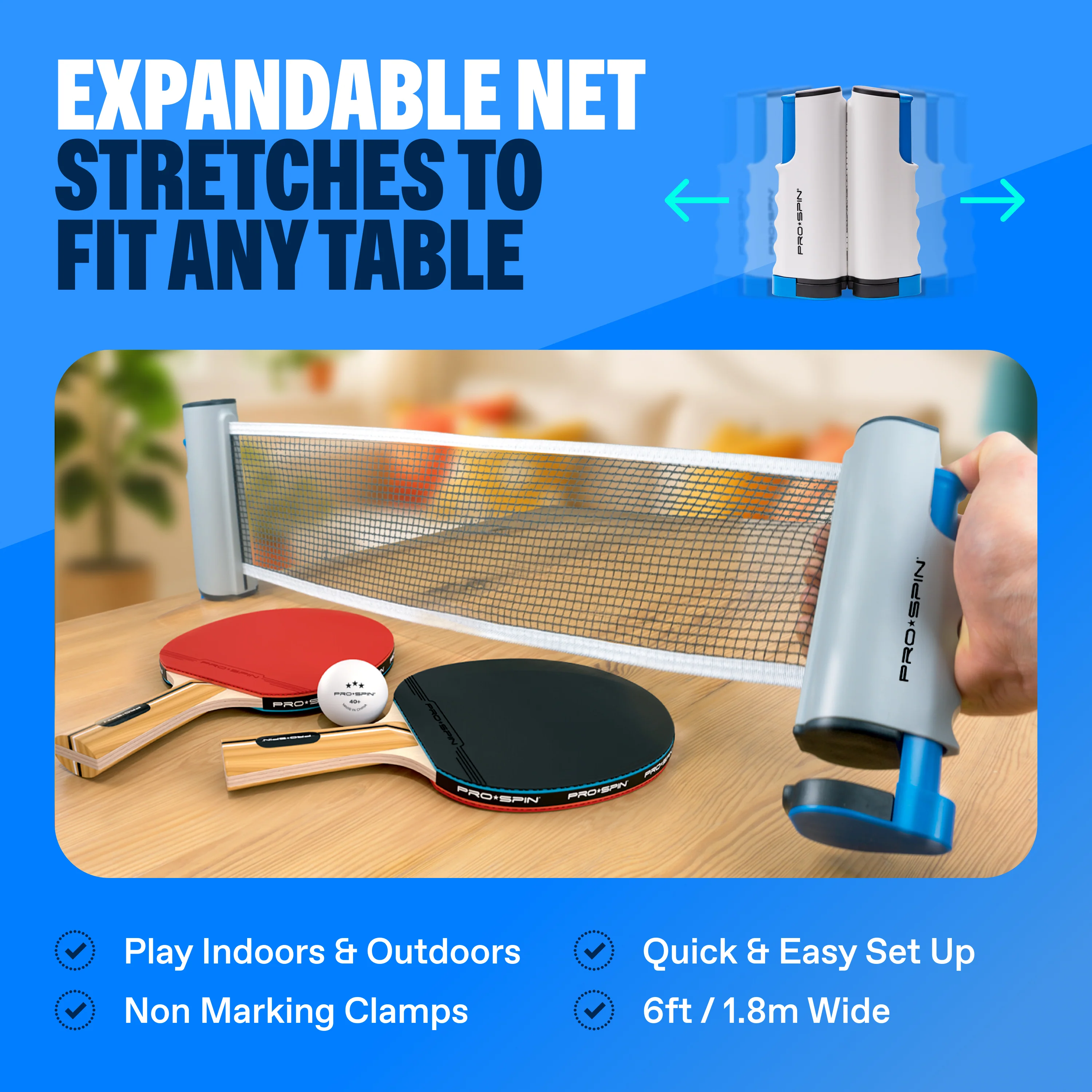 All-In-One Portable Ping Pong Set - Image 21