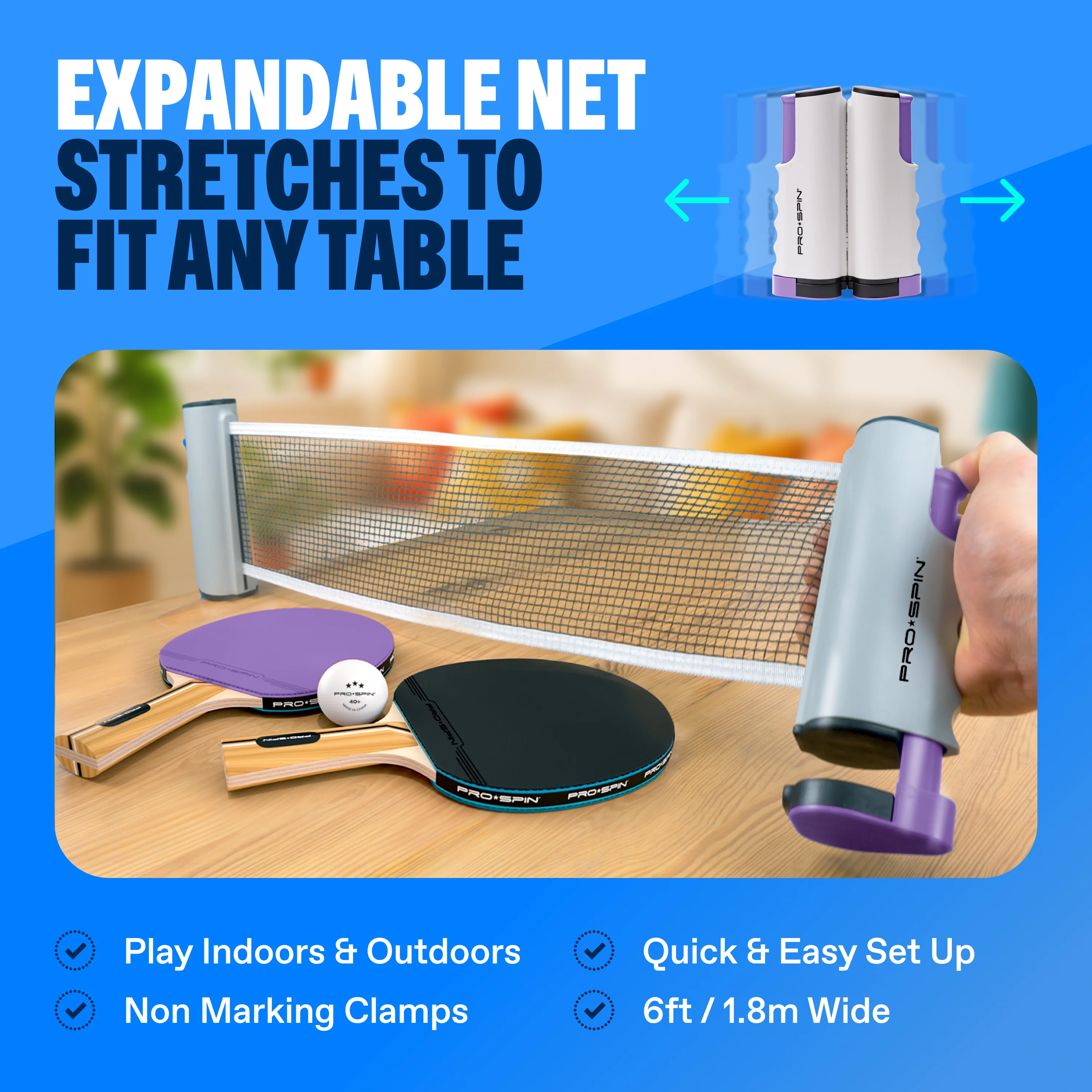 All-In-One Portable Ping Pong Set - Image 29